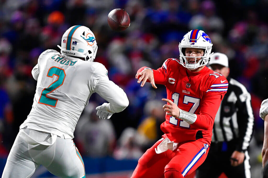 Dolphins vs Bills pronóstico predicción cuotas previa apuestas NFL Playoffs Wild Card AFC 15 de enero 2023