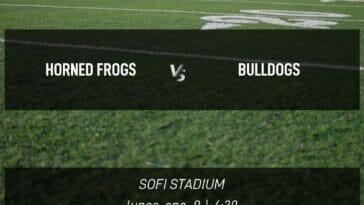 Horned Frogs vs Bulldogs Cuotas Point Spread