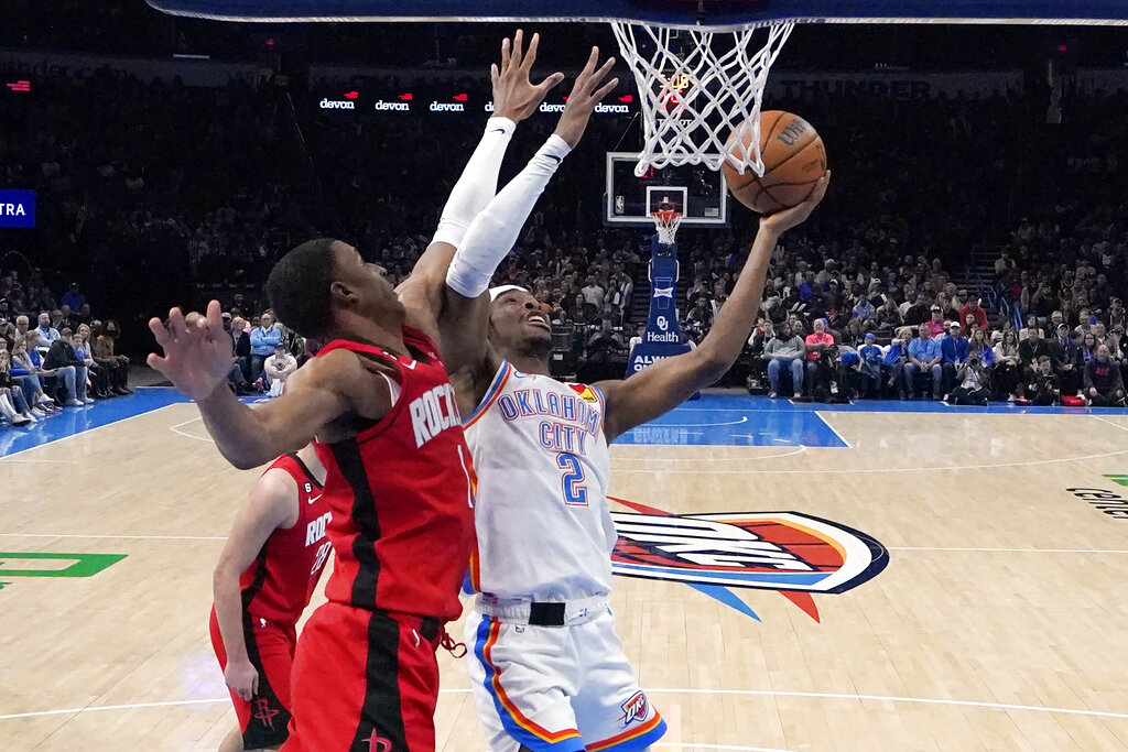 Rockets vs Thunder predicciones pronóstico cuotas previa apuestas NBA el 15 de febrero de 2023