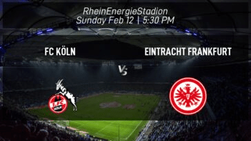 1. FC Köln vs Eintracht Frankfurt Prediction Odds