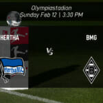 Hertha Berlin vs Borussia M'gladbach Prediction Odds