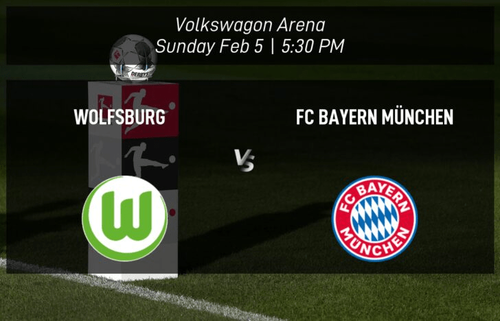 VfL Wolfsburg Vs FC Bayern München Prediction / Odds | Feb 5, 2023