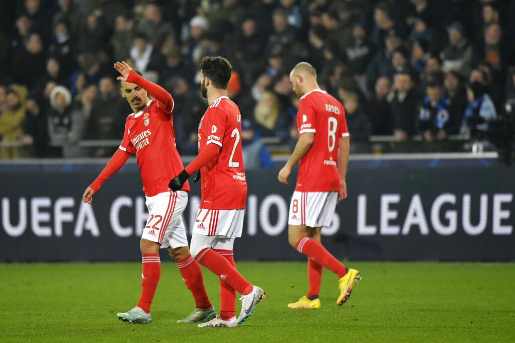 Benfica vs Brujas pronóstico predicción previa cuotas apuestas vuelta octavos de final Champions League 7 de marzo 2023