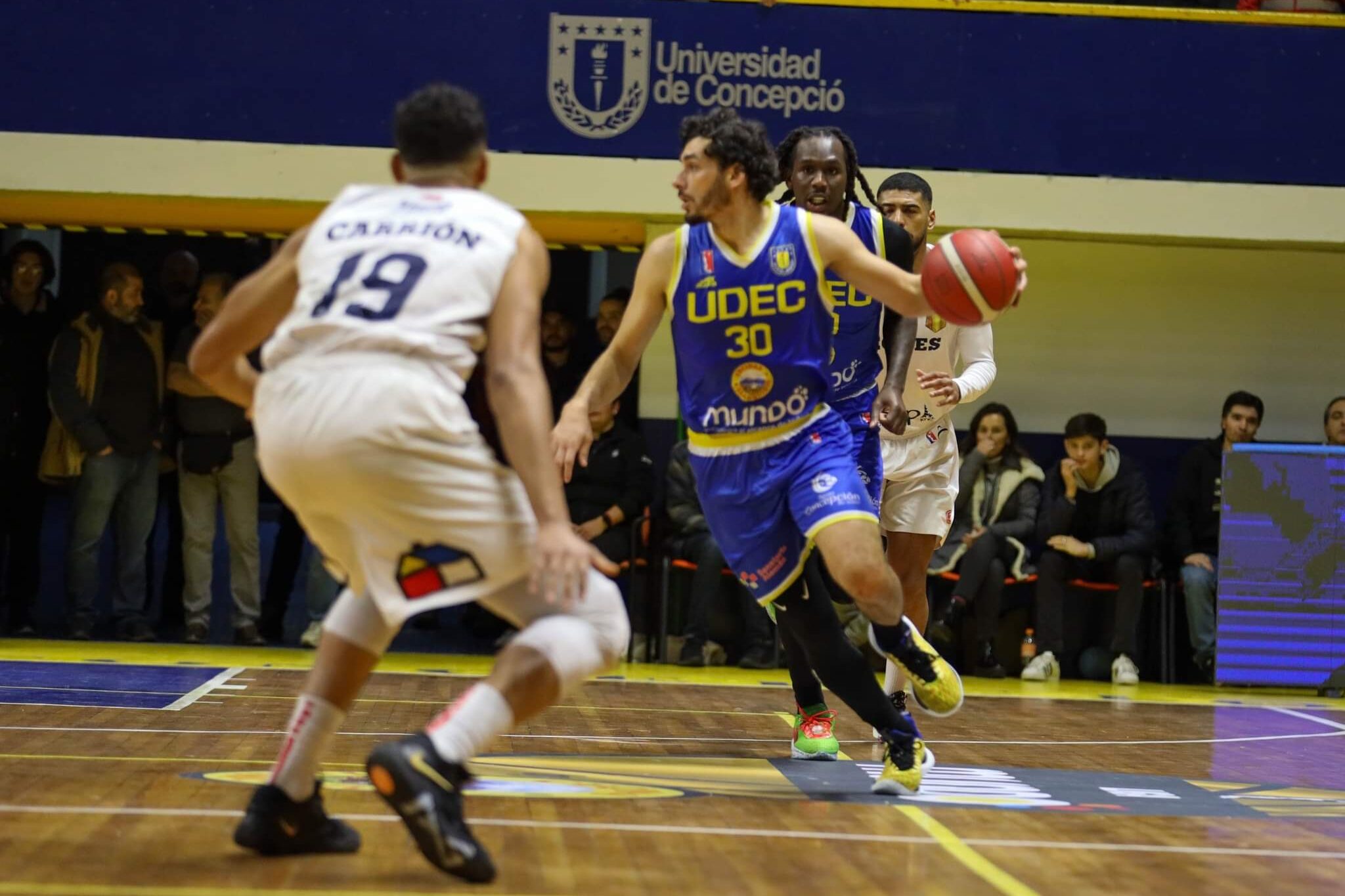 Basket UdeC vs Leones de Quilpué LNB de Chile Finales Juego 2 julio 2023