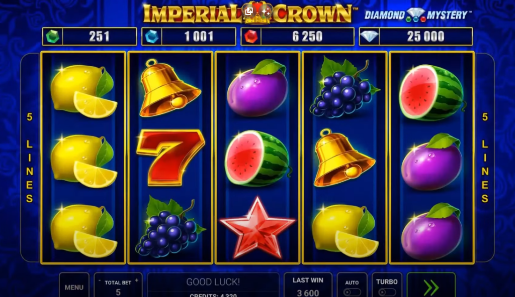 imperial crown slot giros gratis reseña 2023