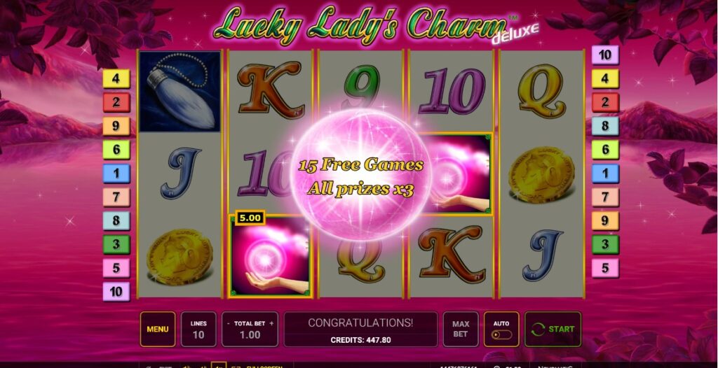 Lucky Lady's Charm Deluxe reseña de tragamonedas 2023-2024