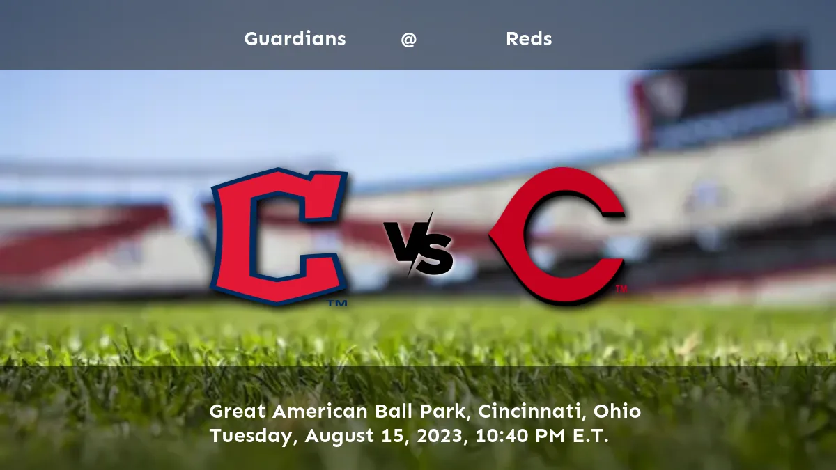 Reds vs Guardians Predictions, Picks, and Odds | August 15, 2023