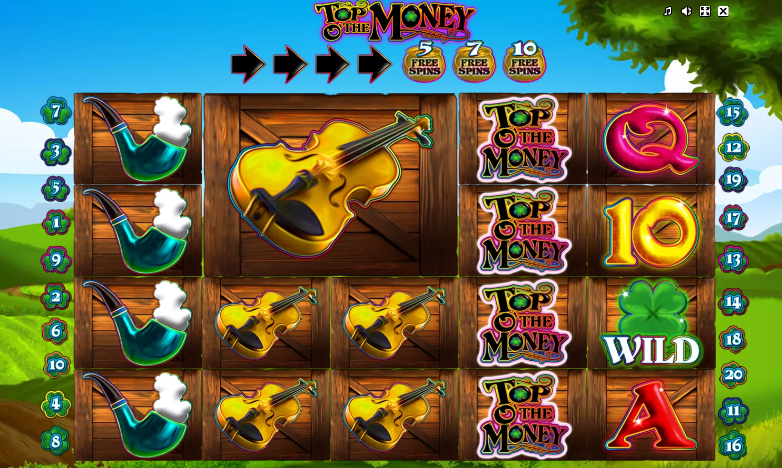 top o the money giros gratis slot review 