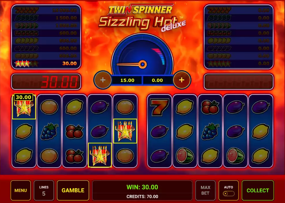 Twin Spinner Sizzling Hot Deluxe reseña giros gratis slot 2023 