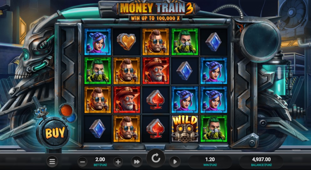 Money Train 3 reseña de tragamonedas 2024