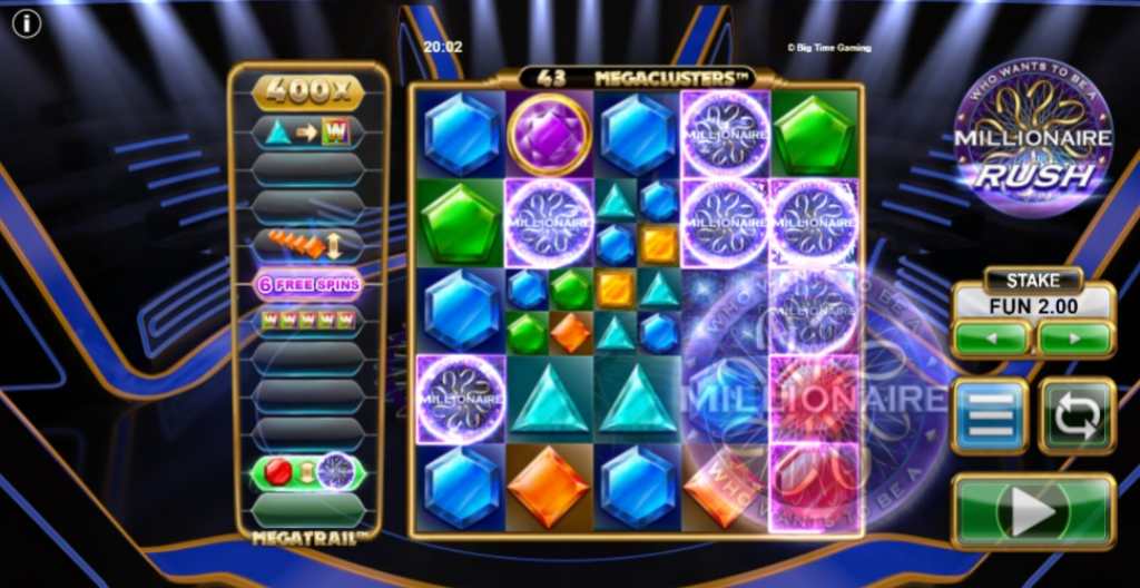 millionaire rush review slot free spins 2023