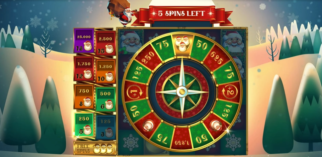 christmas santa slot review free spins 2023-24