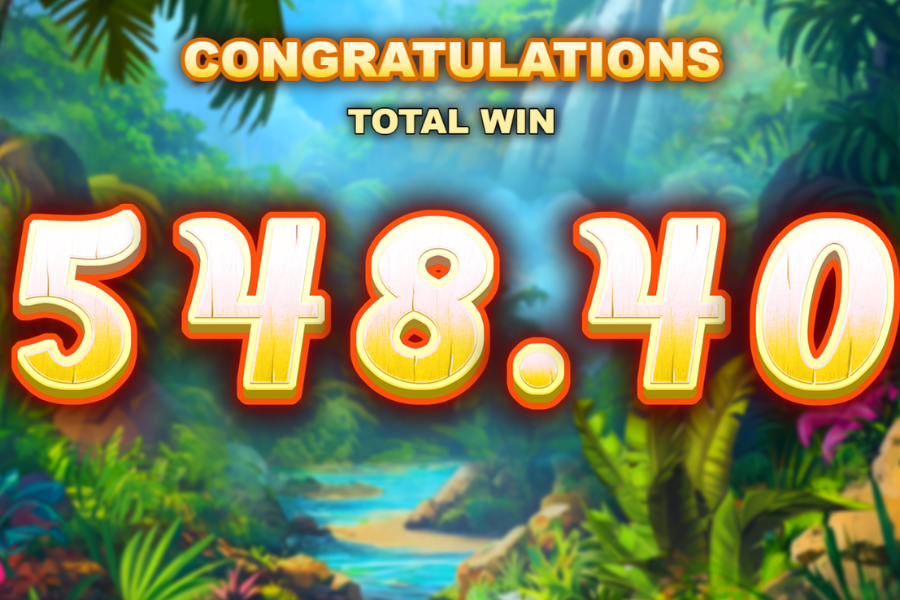 Aloha Juicy 7s big win screenshot