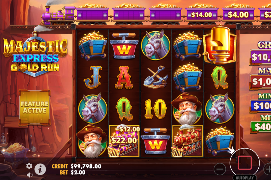 Majestic Express Gold Run Screenshot