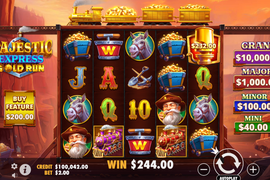 Majestic Express Gold Run Wilds and Mining Carts