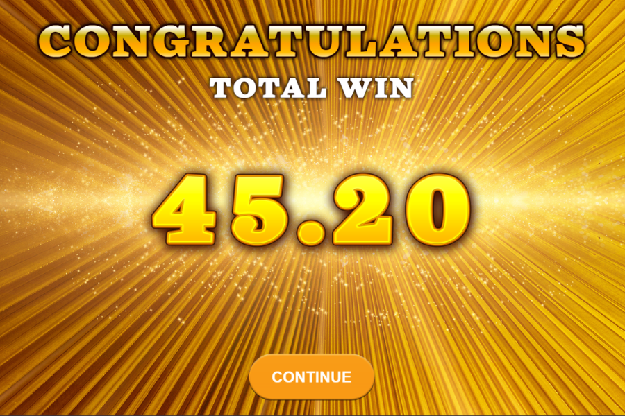 Mango Express 7s free spins mode big win screenshot