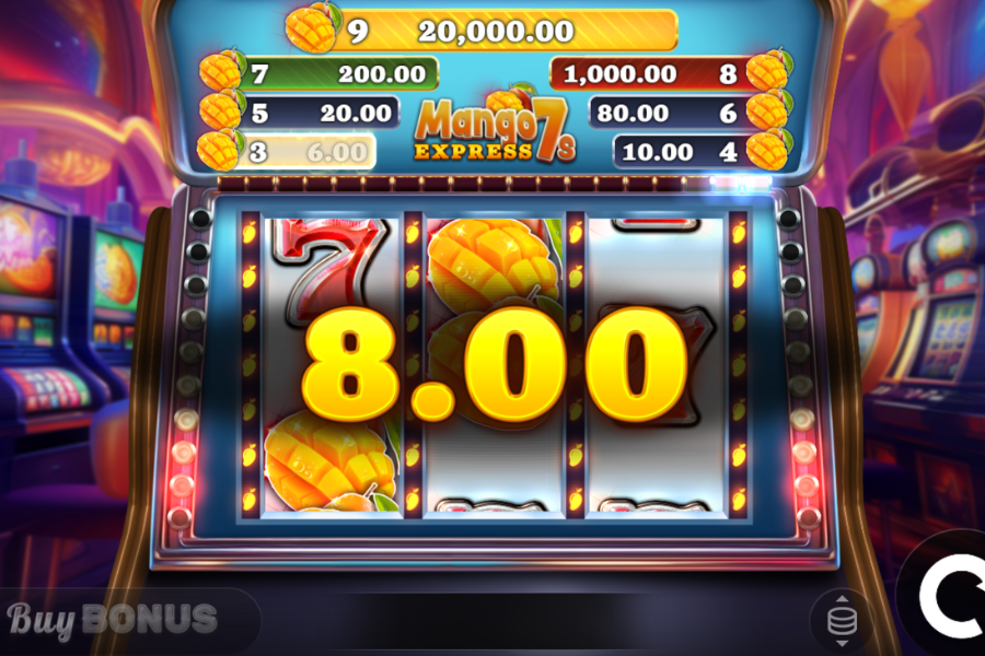 Mango Express 7s small win screenshot