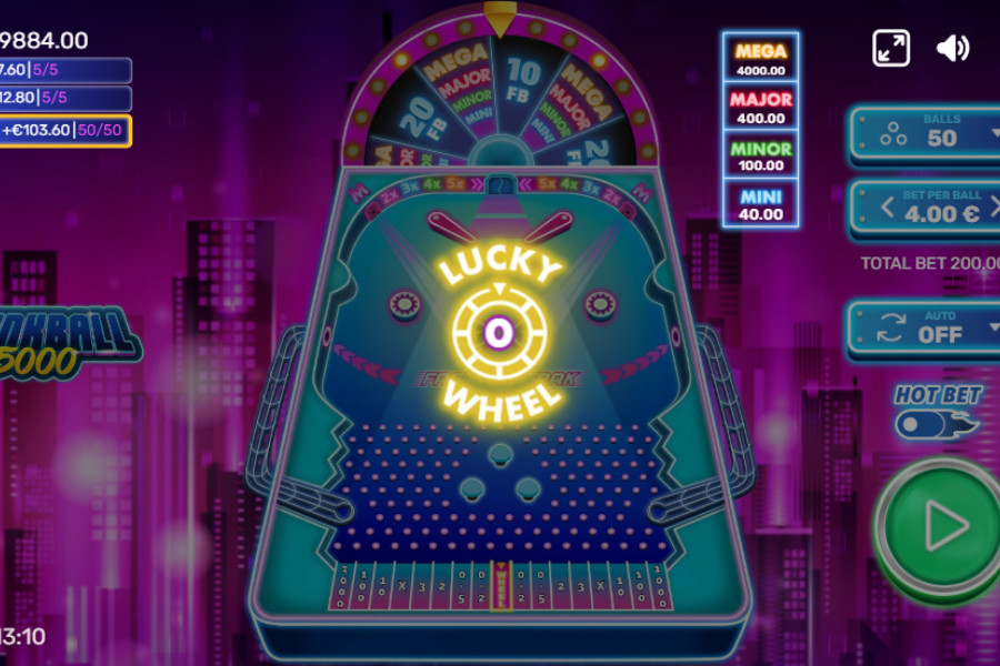 Plinkball 5000 Screenshot Lucky Wheel