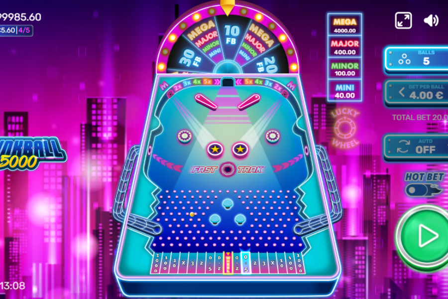 Plinkball 5000 Screenshot base game