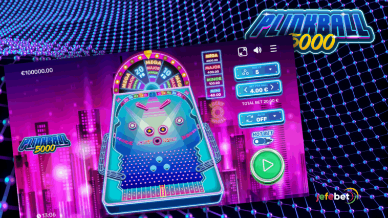 Plinkball 5000 — Neon-Packed Action with Cascading Jackpots