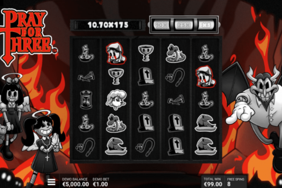 Pray for Three bonus round screenshot