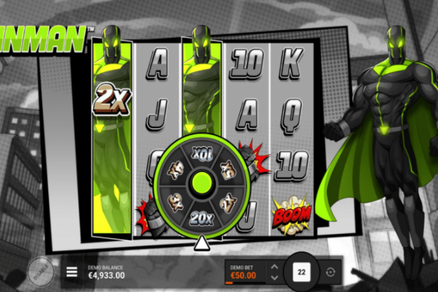 Spinman screenshot of justice reel