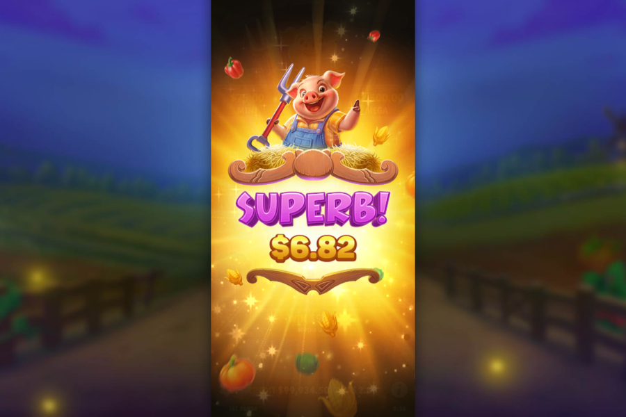 Pig Farm superb win screenshot