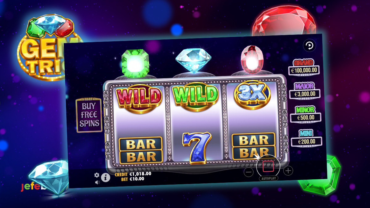 New Sweepstakes Slot! Gem Trio Slot from Pragmatic Play