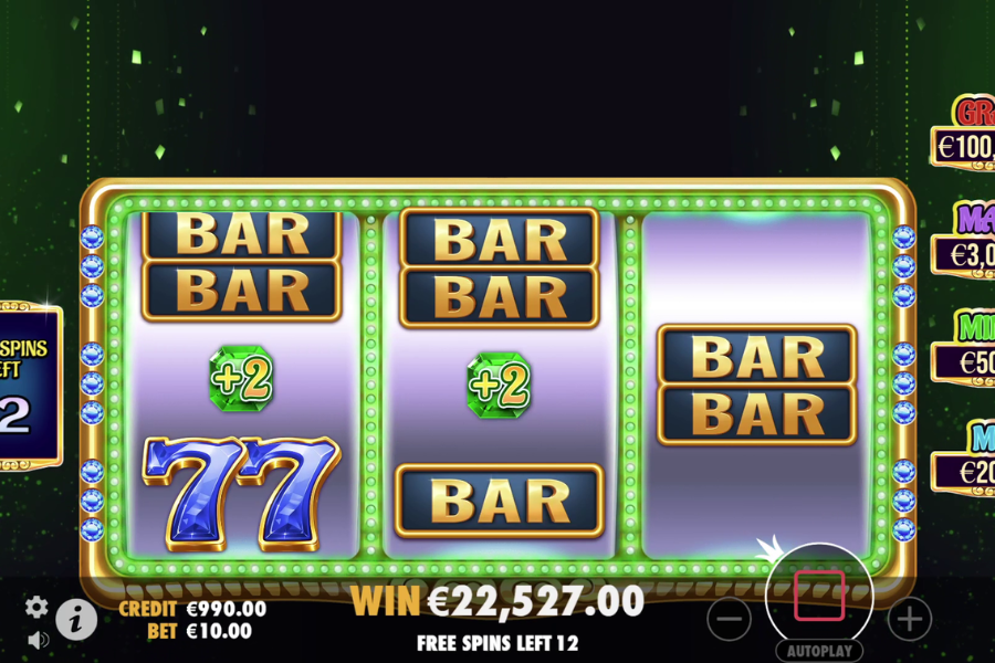 Gem Trio respin feature screenshot