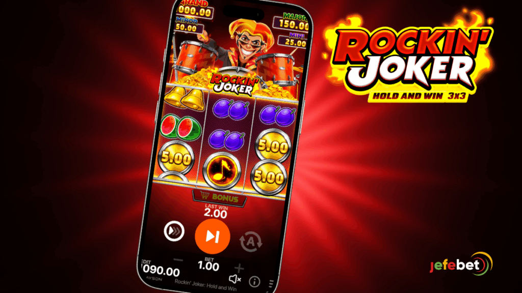 Rockin' Joker Hold and Win Main Game Screenshot 2