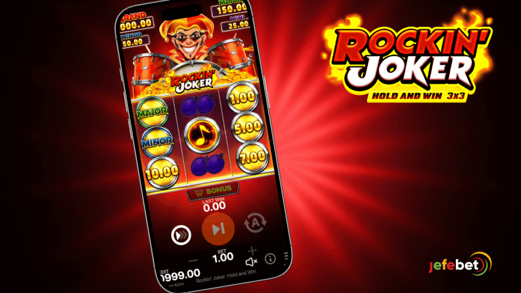 Rockin' Joker Hold and Win Triggering Bonus Screenshot