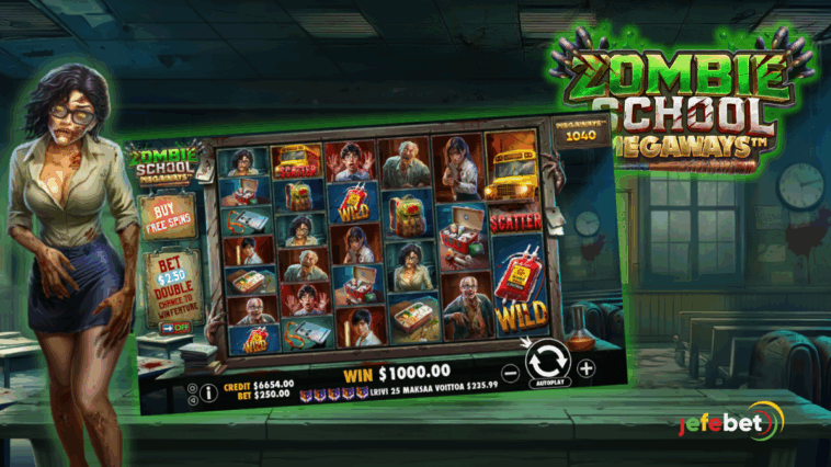 Zombie School Megaways — Tumbling Chaos With Every Spin