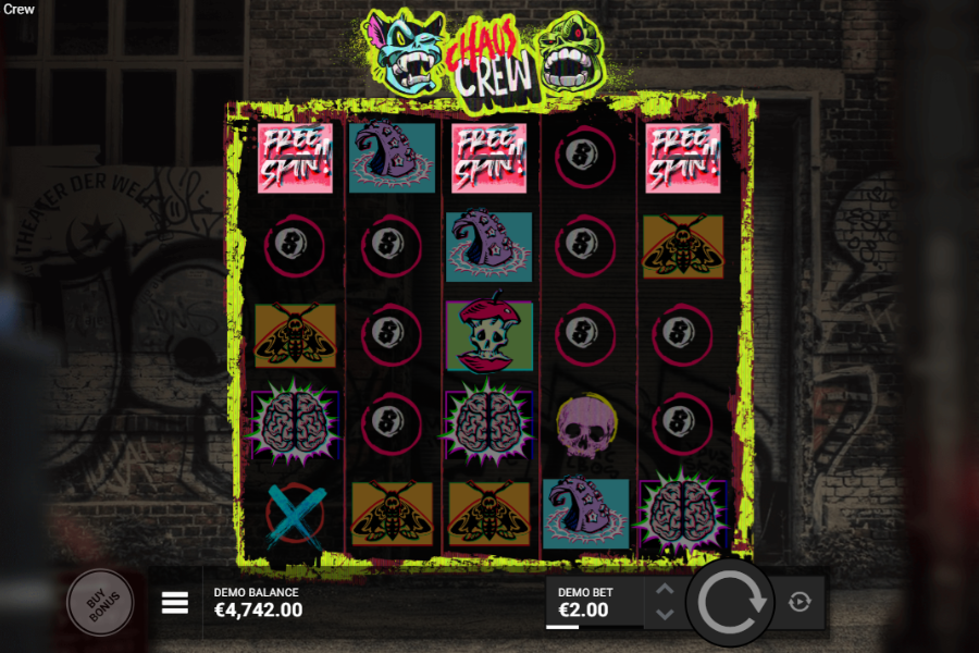 Chaos Crew 3 Screenshot of Free Spins on Reels