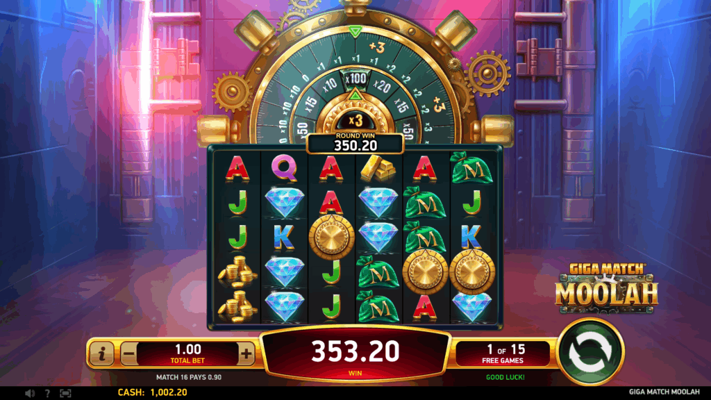 Giga Match Moolah Screenshot