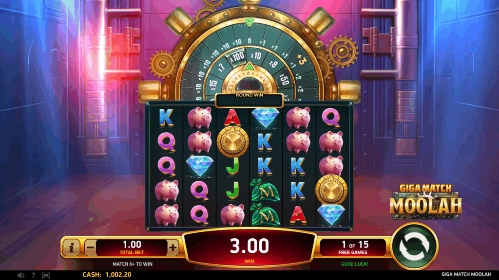 Giga Match Moolah Screenshot