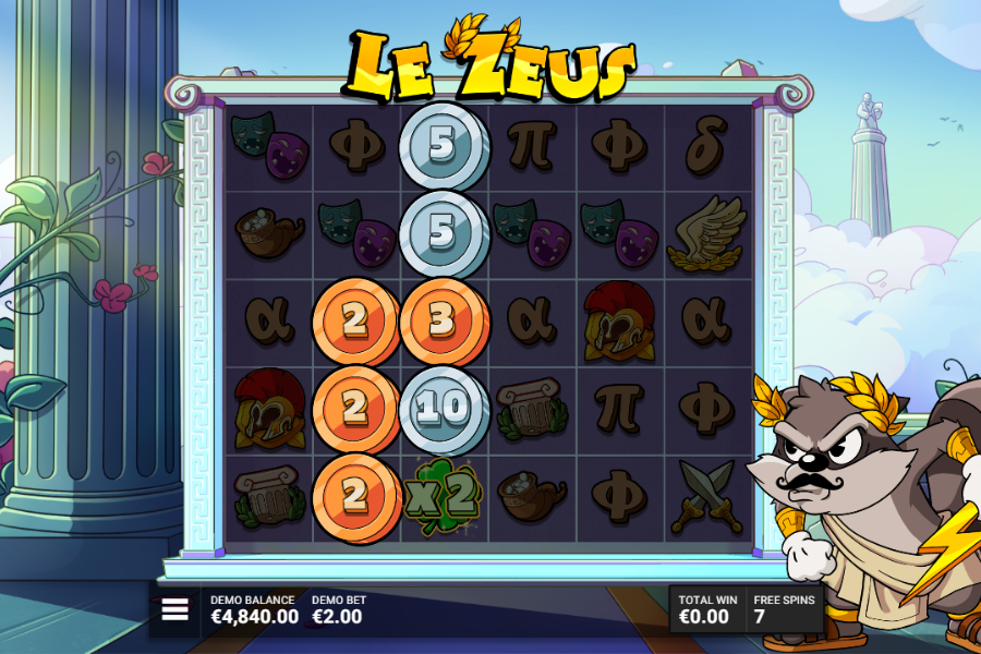 Le Zeus Bolt and Run with Multipliers screenshot