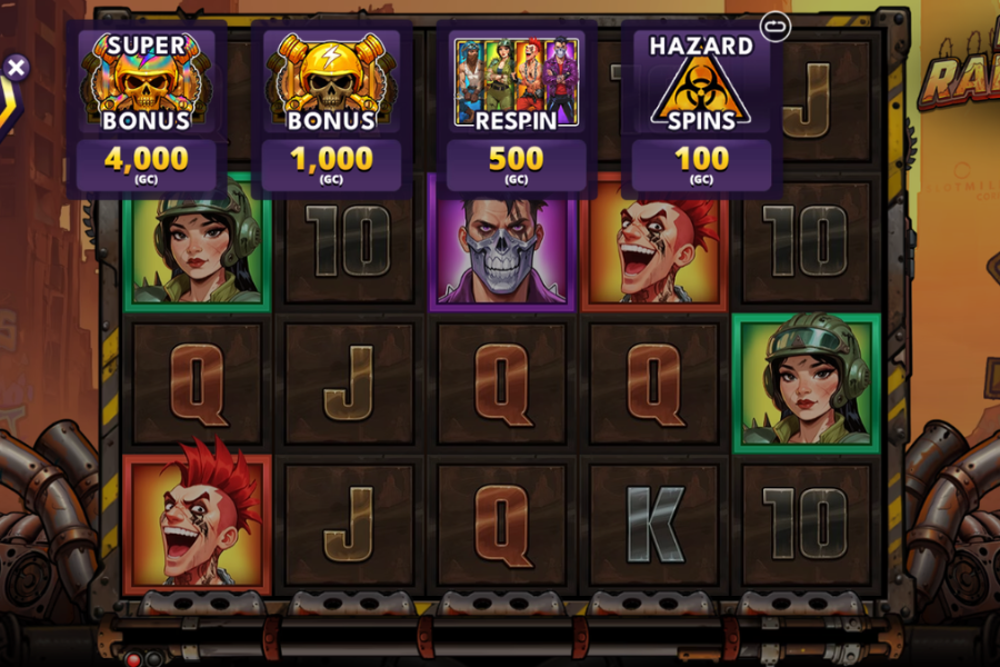 Reel Rampage Screenshot of Fast Track Options