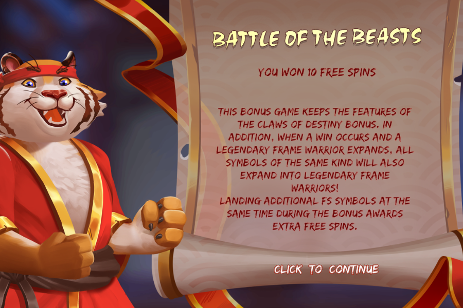 Tiger Legends Screenshot Battle of the Beasts