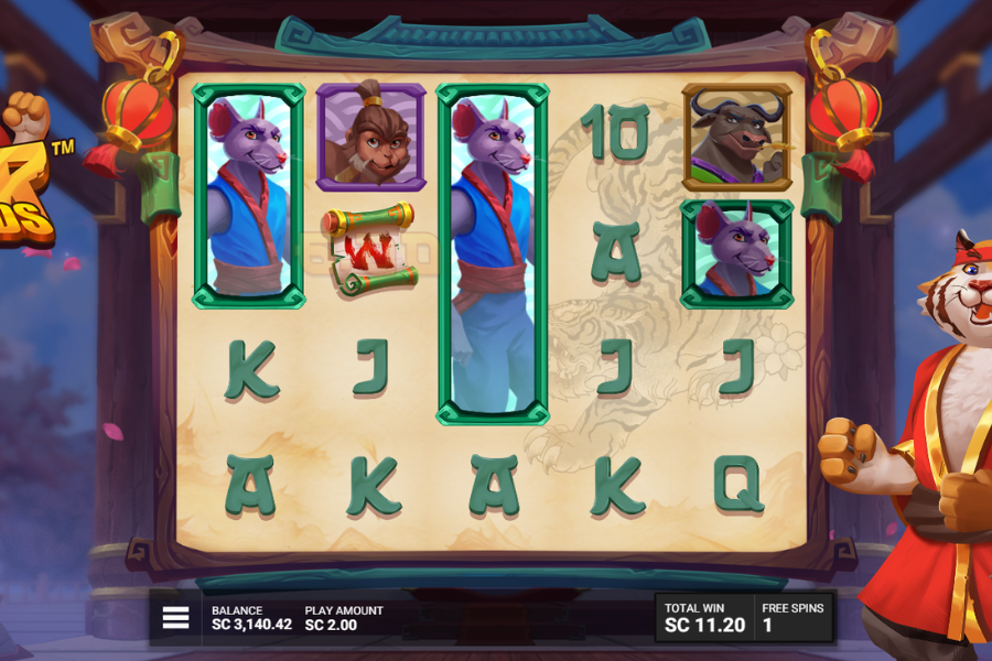 Tiger Legends Screenshot Expanding Legendary Frame Warrior