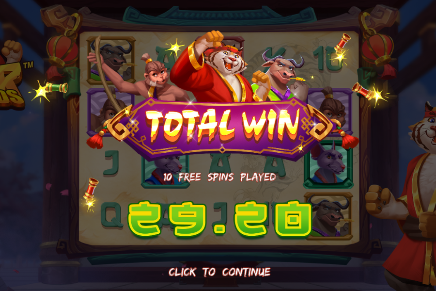 Tiger Legends Screenshot Total Win