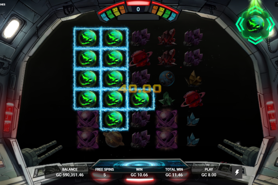 Raider Riches screenshot clusters