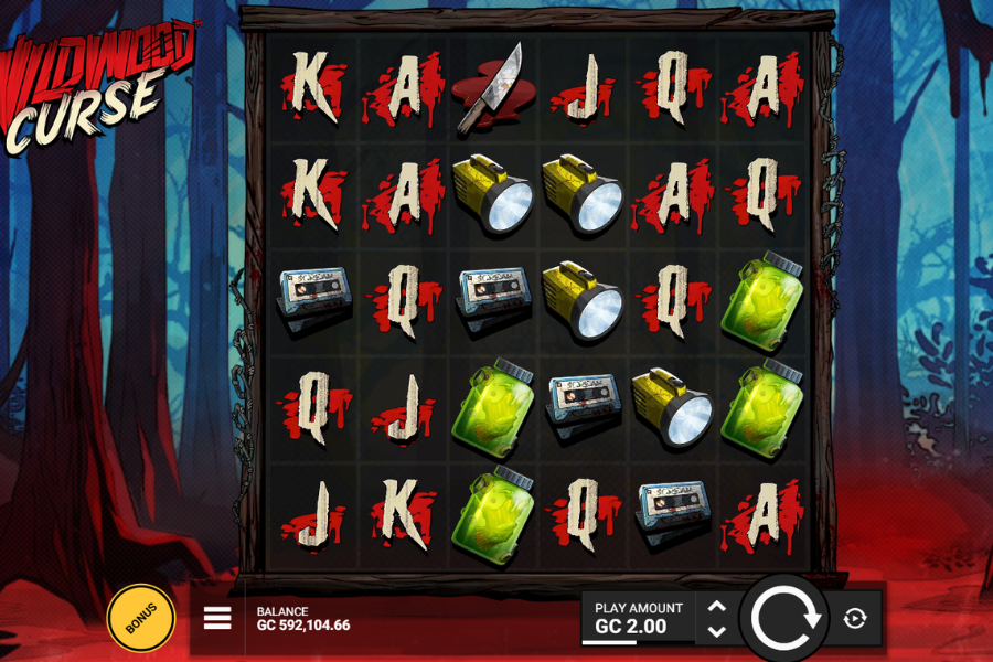 The Wildwood Curse Slot Screenshot of Base Game