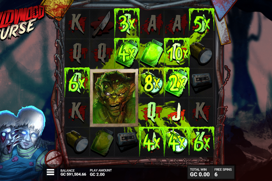 The Wildwood Curse Slot Screenshot of The Playground Bonus Game